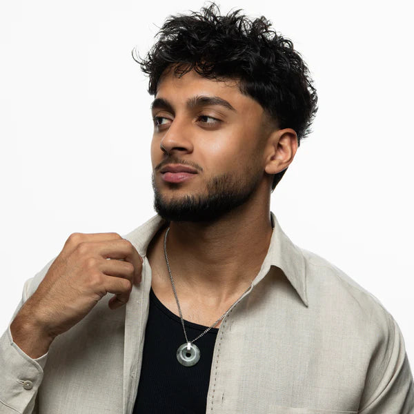 PREORDER “Surely in the remembrance of Allah, hearts find comfort” Stone Necklace | Men