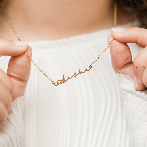 Custom Cursive Name Necklace