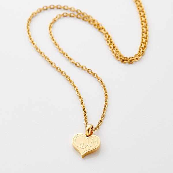 PRE-ORDER Allah Heart Necklace | Girls