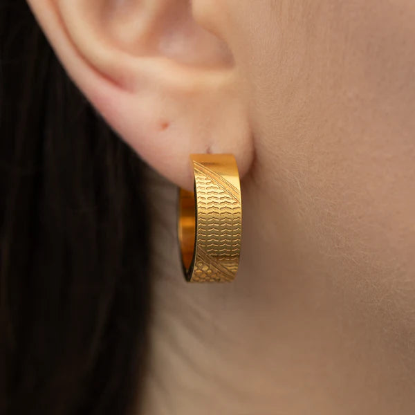 PREORDER Keffiyeh Chunky Hoop