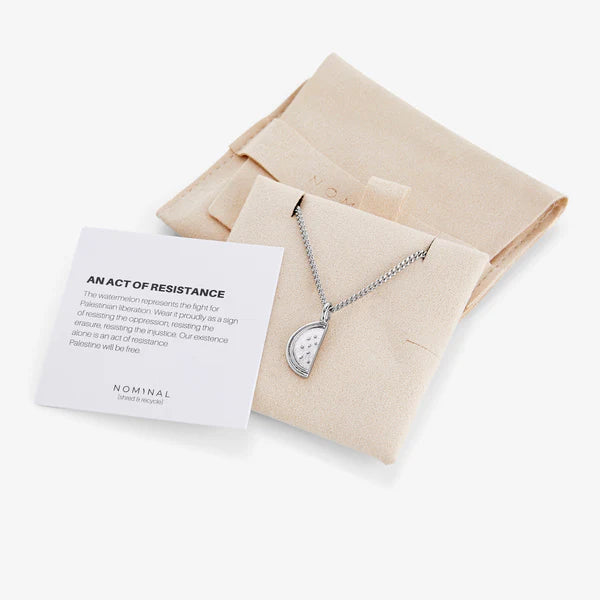 PREORDER - Palestinian Watermelon Necklace | Men