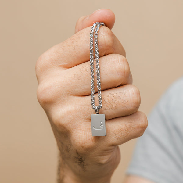 PREORDER Arabic Letter Necklace | Men