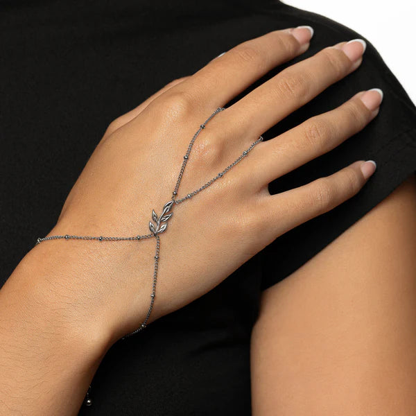 PREORDER Palestinian Olive Branch Hand Chain