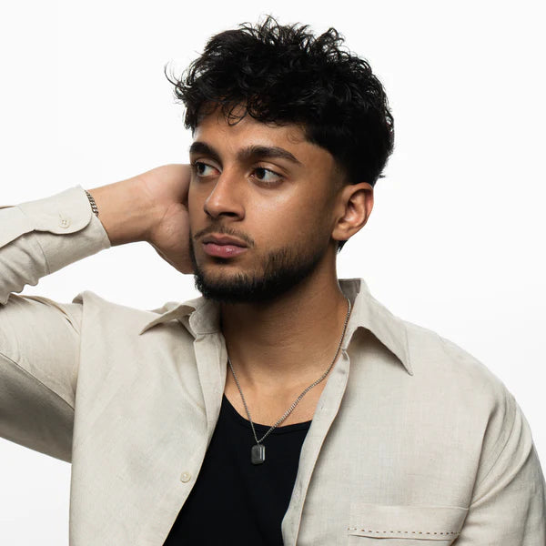 PREORDER Patience "Sabr" Nekclace | Labradorite Stone | Men