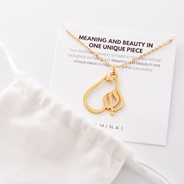 Custom Arabic Calligraphy Name Necklace