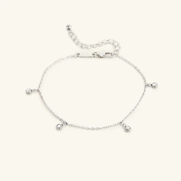 Raining Bezel Anklet