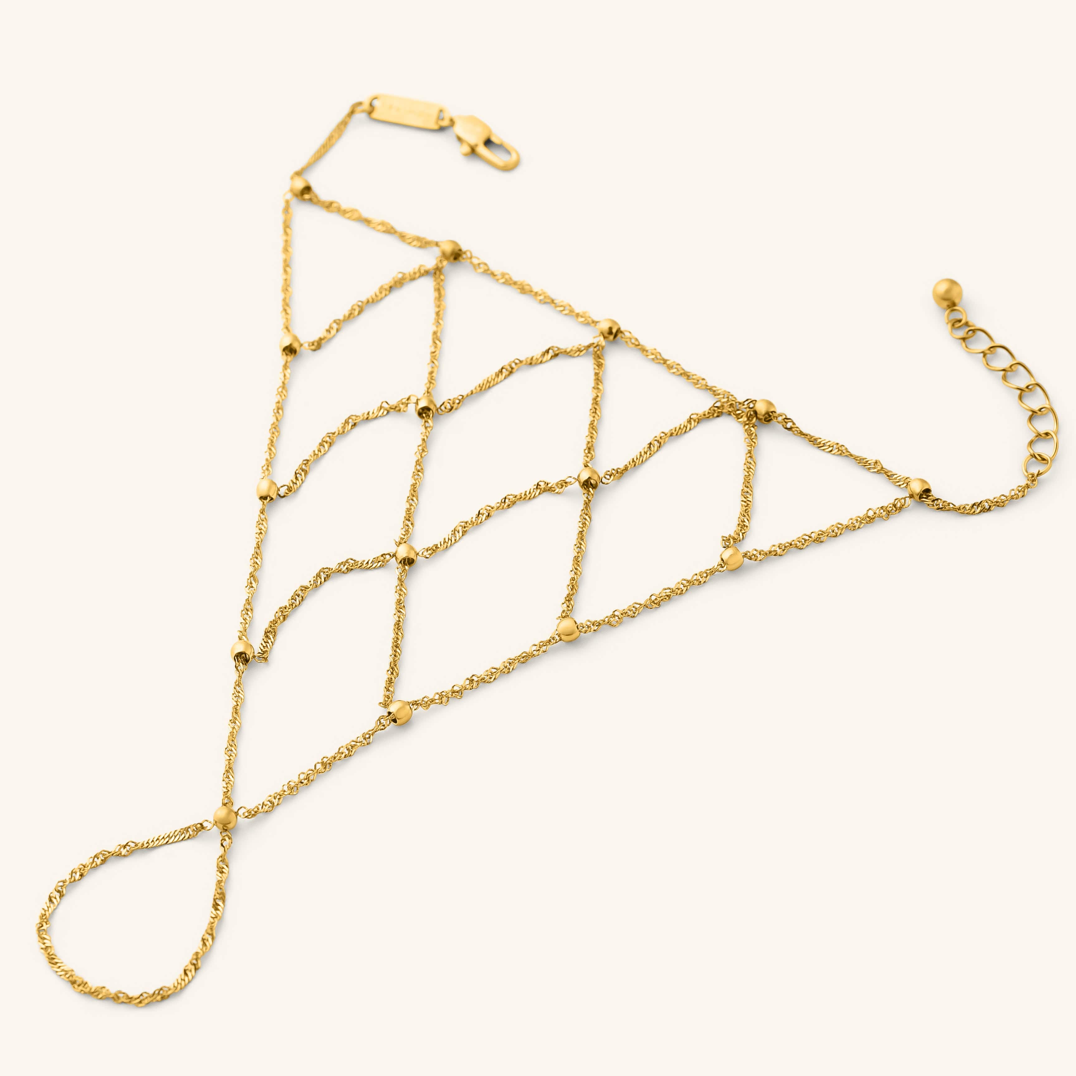PREORDER Keffiyeh Fishnet Hand Chain