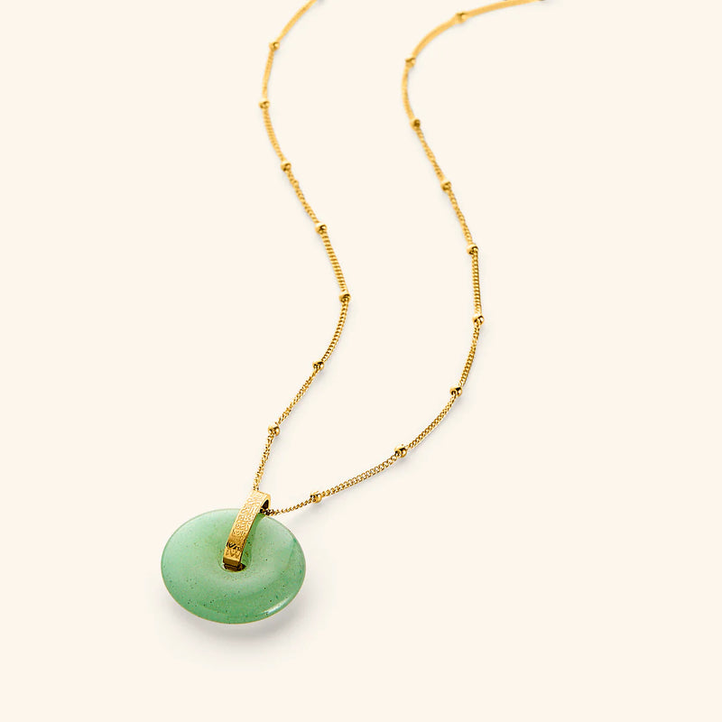 PREORDER "Allah Does Not Burden A Soul More Than It Can Bear" Stone Necklace
