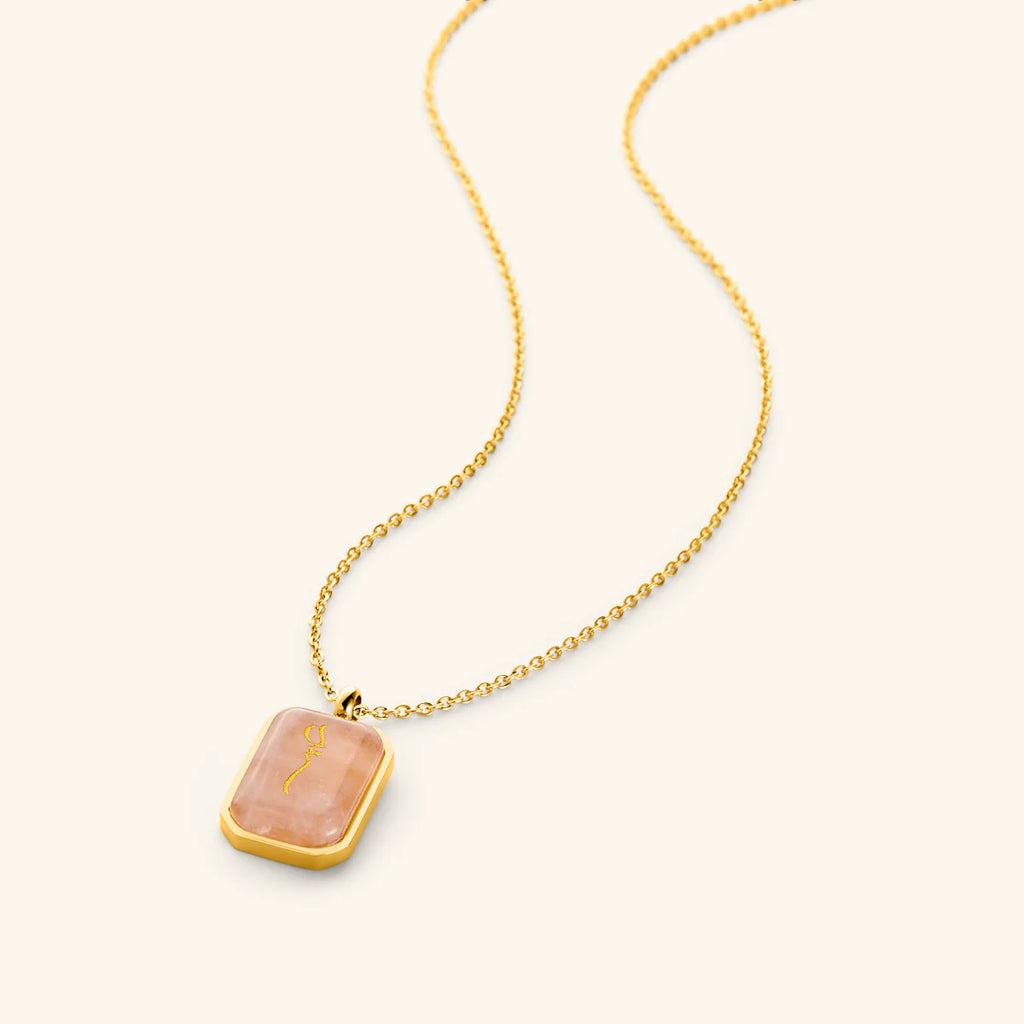PREORDER Patience | Sabr Necklace | Rose Quartz Stone