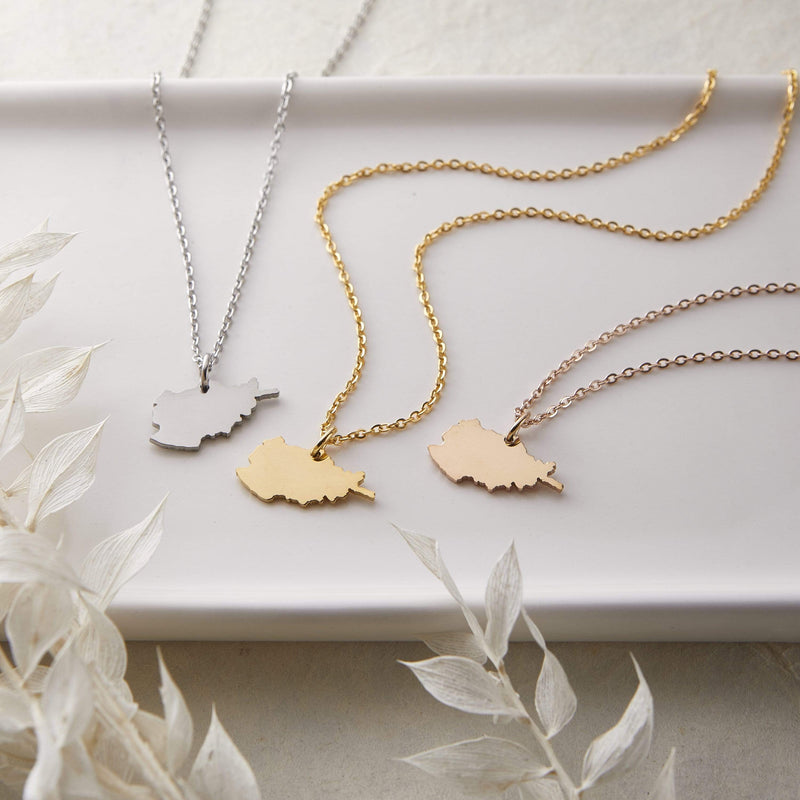 Choose Your Hometown Map Necklace | Women - Nominal