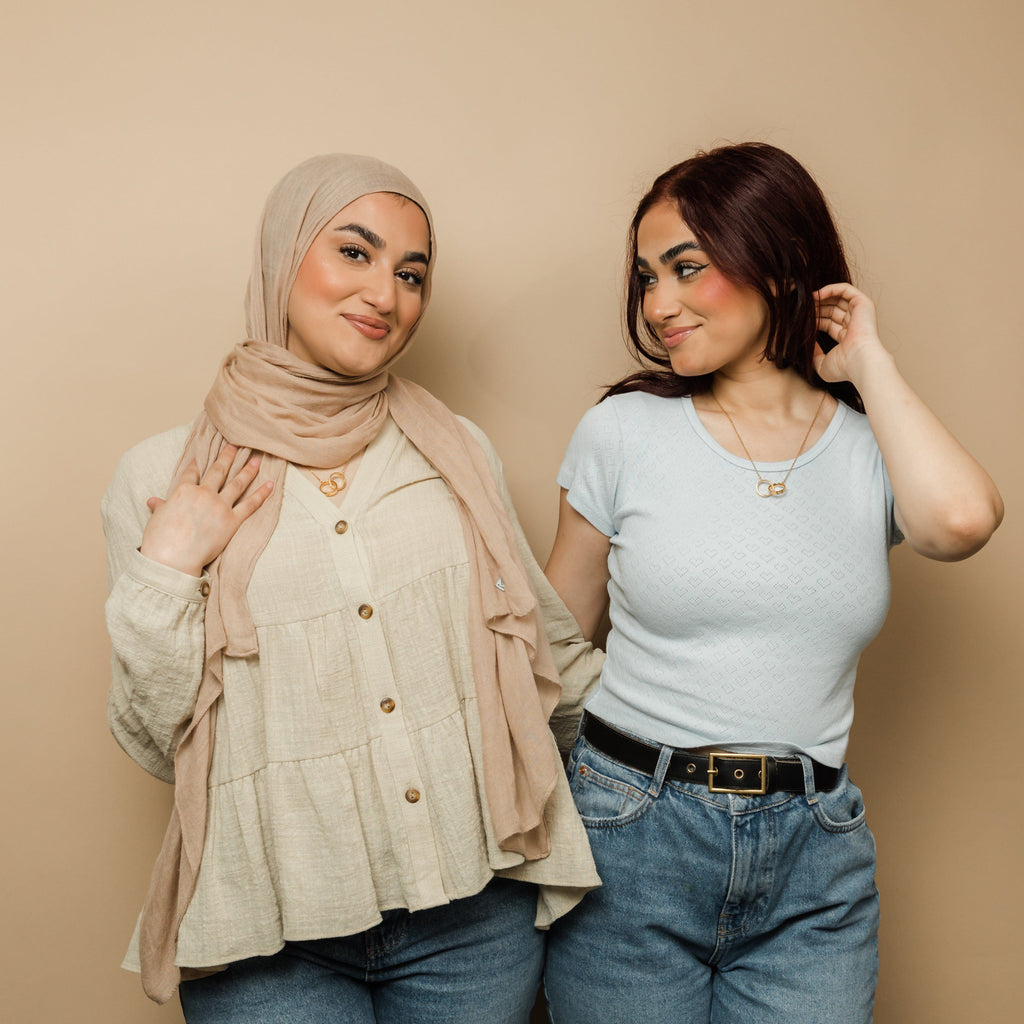 Best Friends Interlaced Necklace Set - Nominal