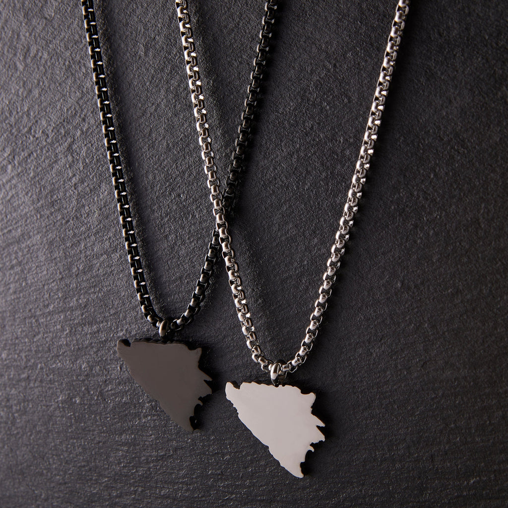 Country Map Necklace | Men - Nominal