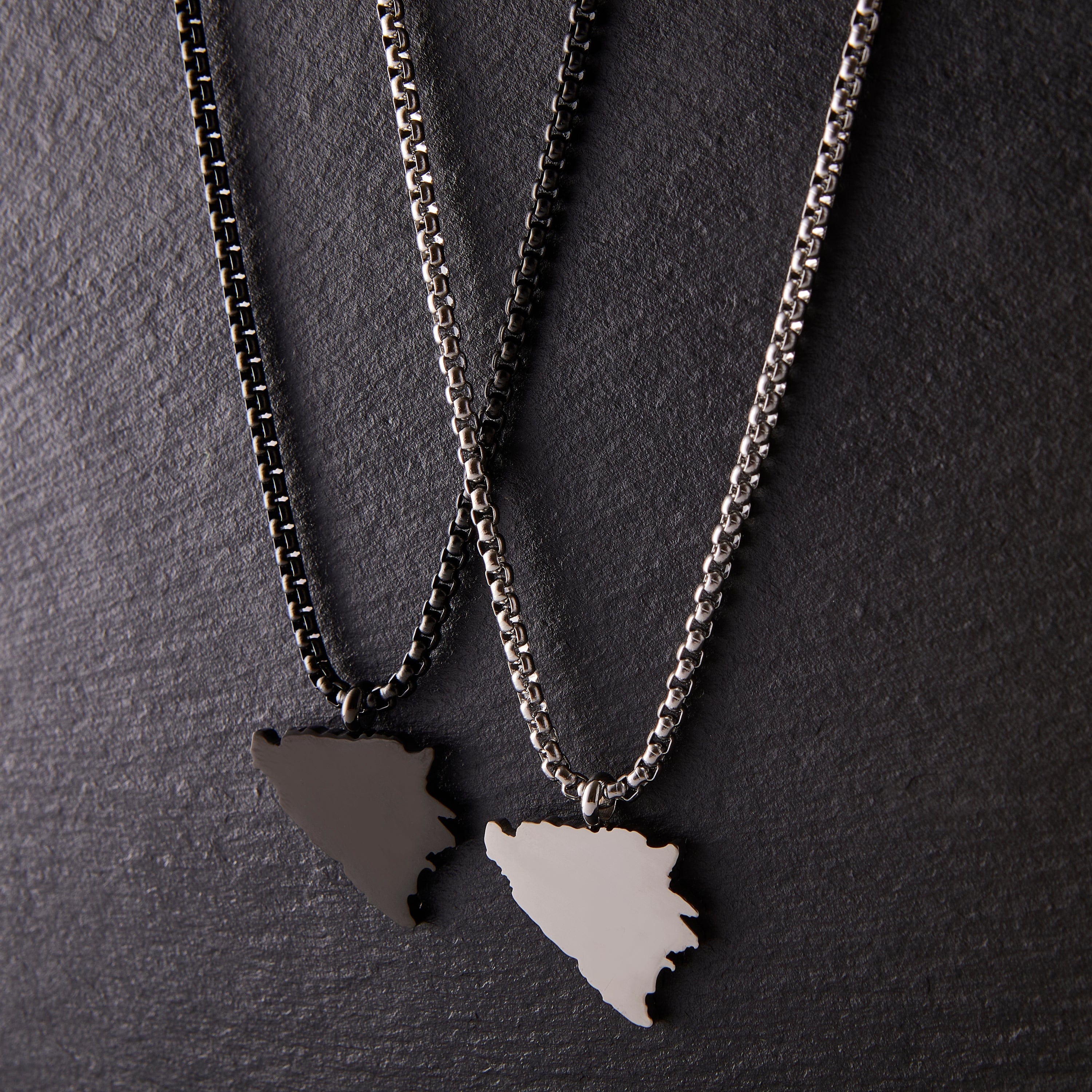 Country Map Necklace | Men - Nominal