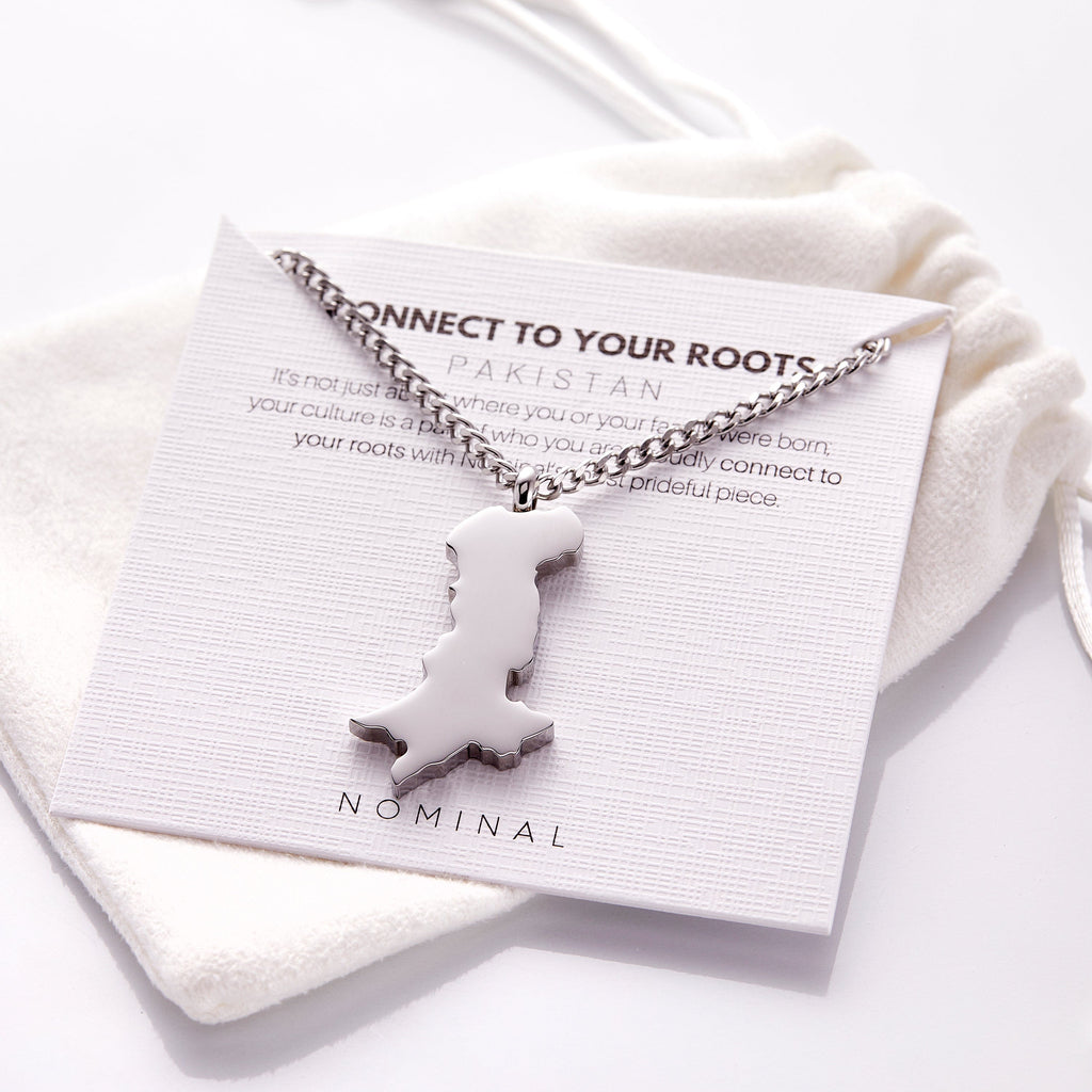 Country Map Necklace | Men - Nominal