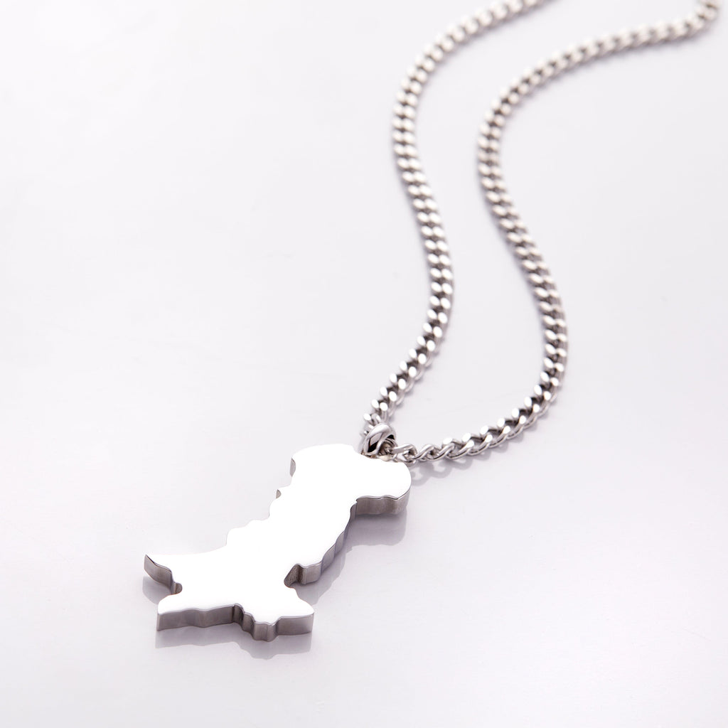 Country Map Necklace | Men - Nominal
