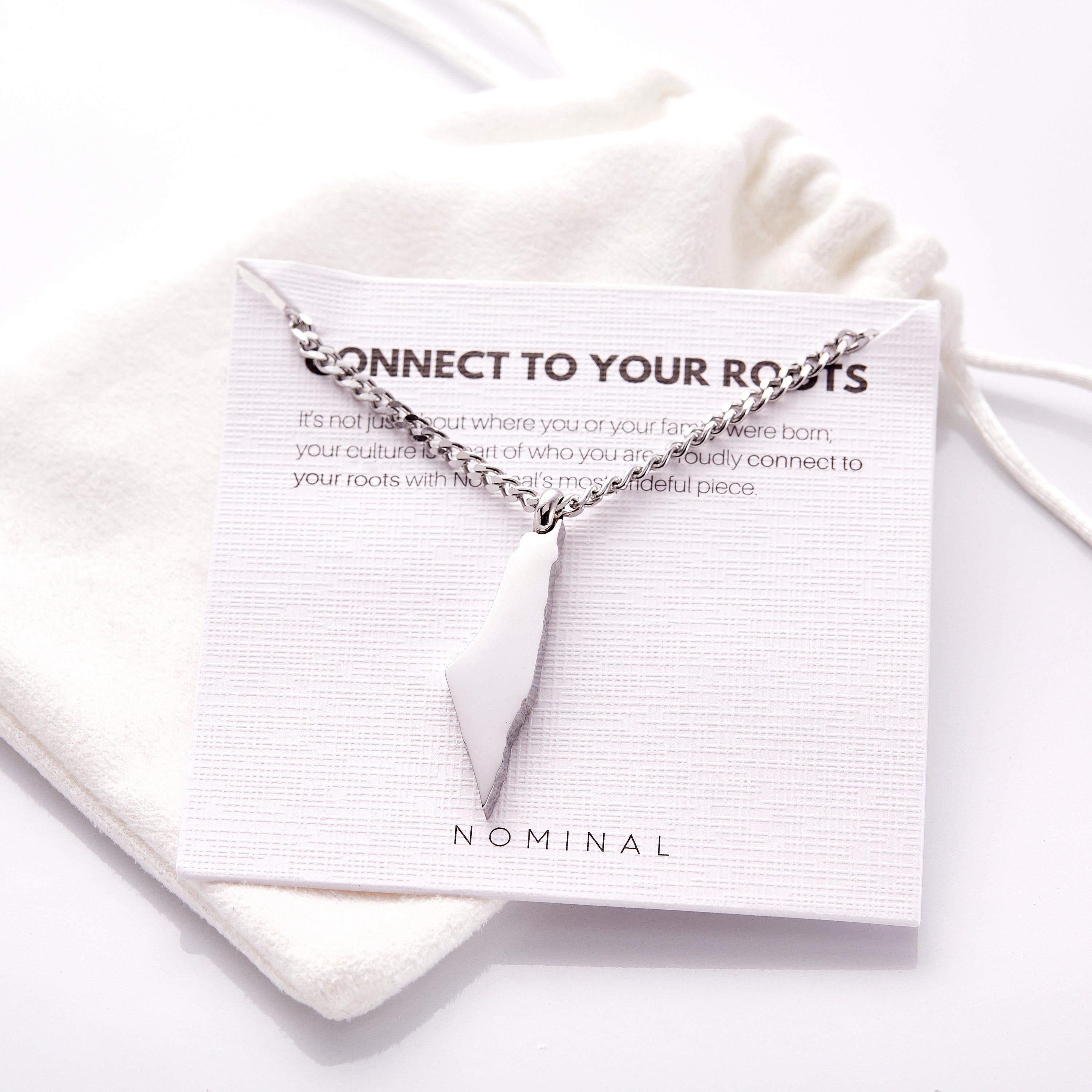 Country Map Necklace | Men - Nominal