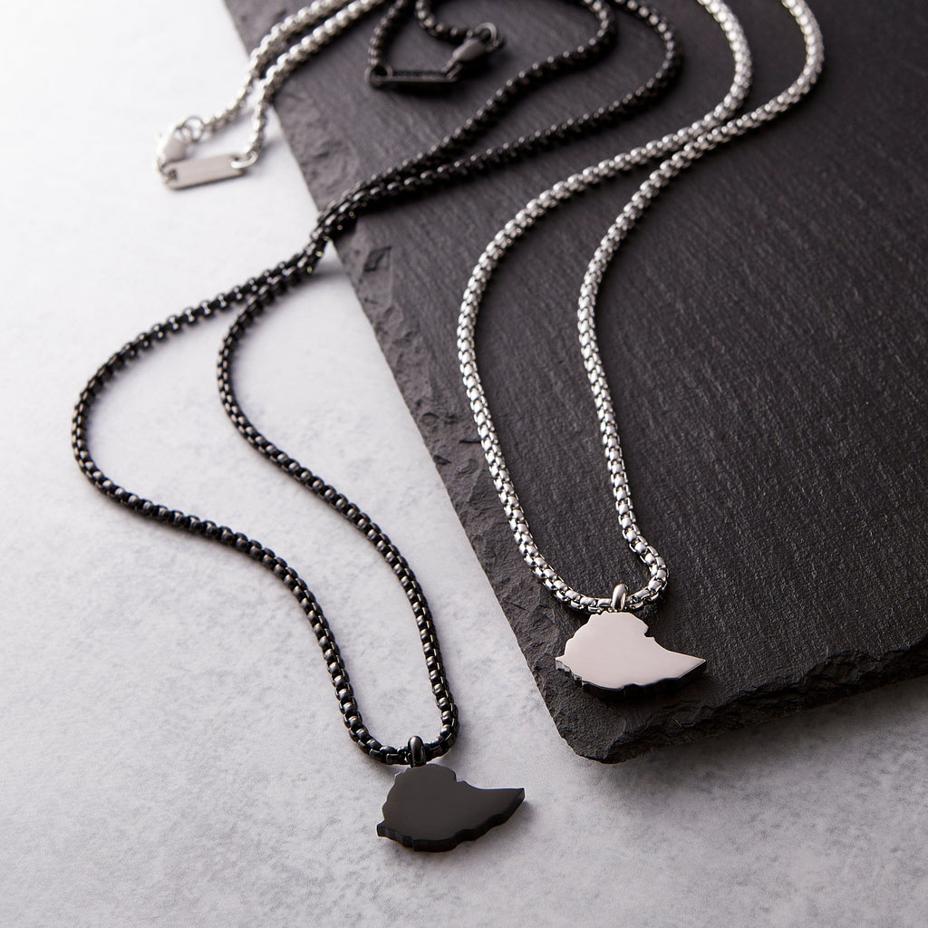 Country Map Necklace | Men - Nominal