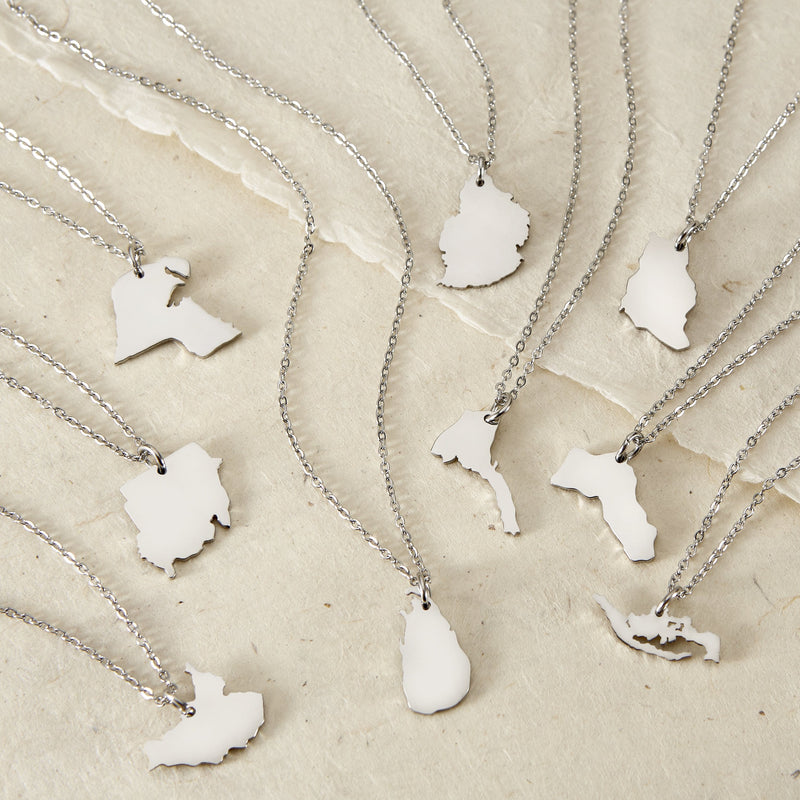 Choose Your Hometown Map Necklace | Women - Nominal