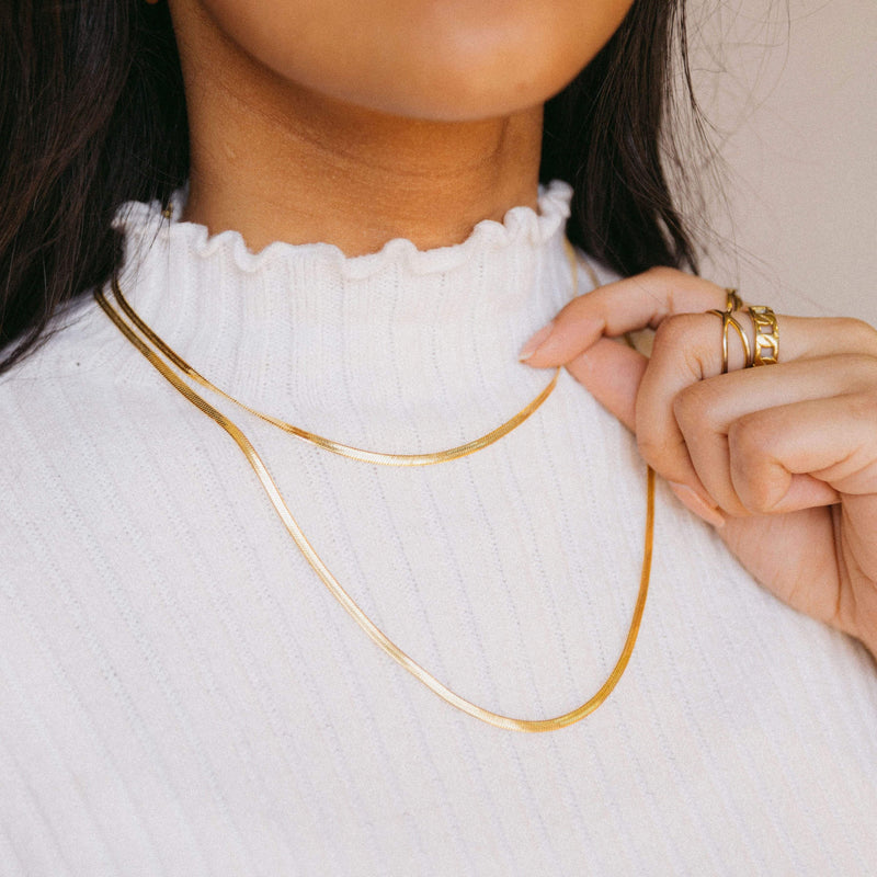 Herringbone Chain Necklace - Nominal