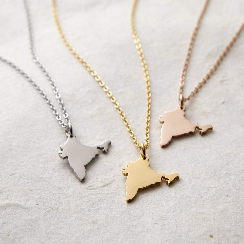 Choose Your Hometown Map Necklace | Women - Nominal