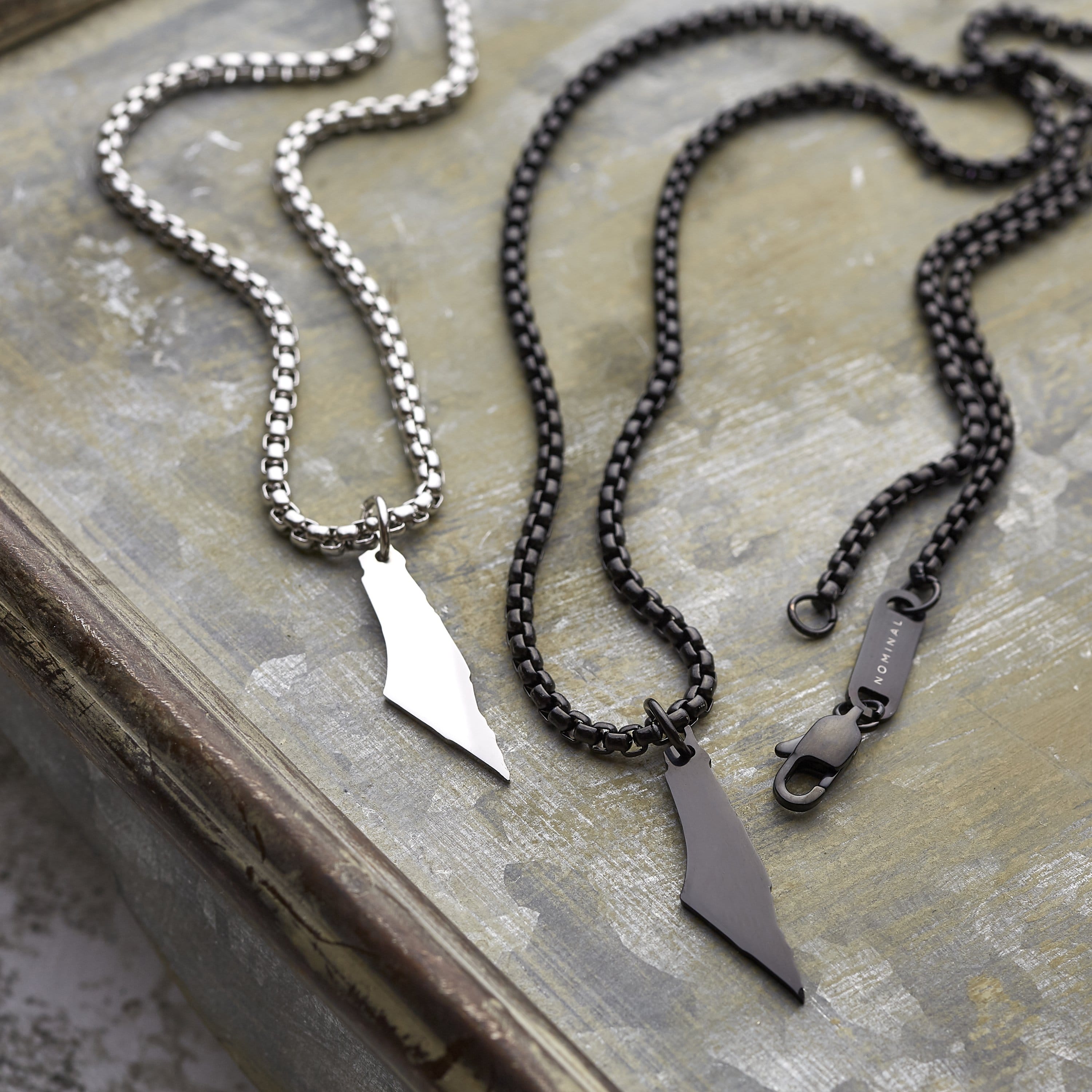 Choose Your Hometown Map Necklace | Men - Nominal