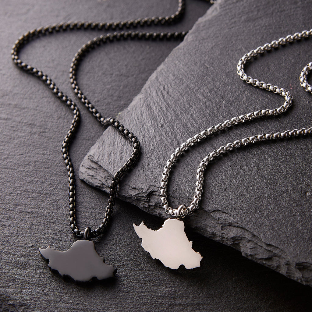Country Map Necklace | Men - Nominal