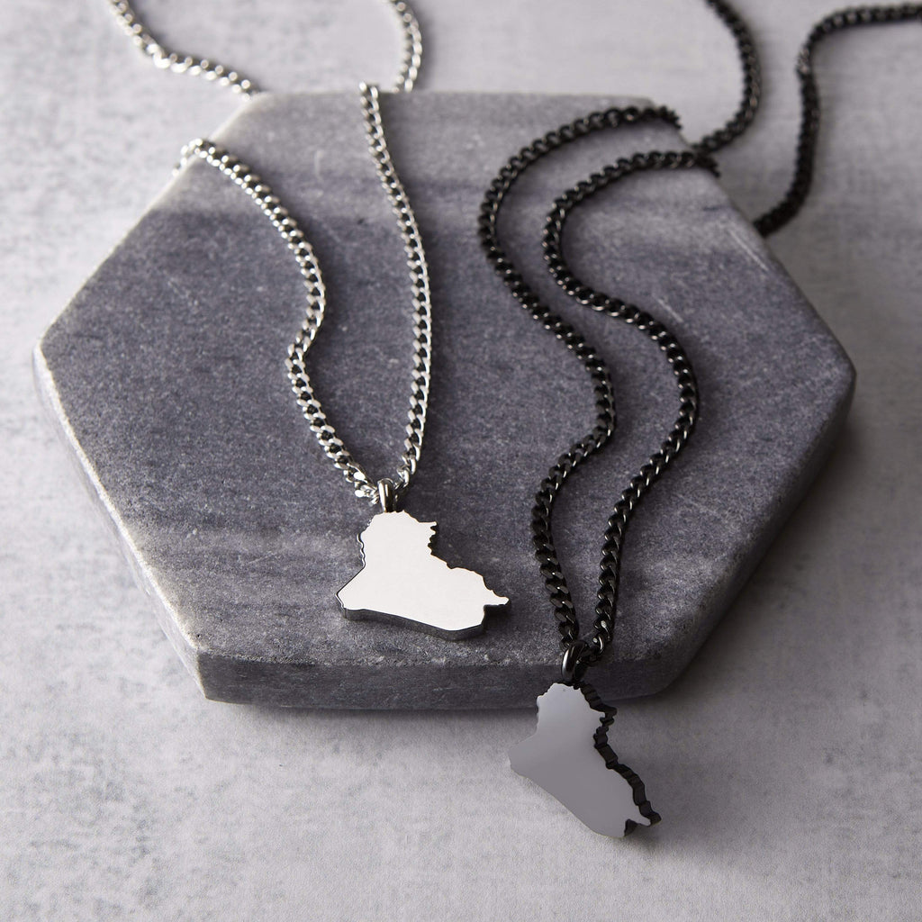 Choose Your Hometown Map Necklace | Men - Nominal
