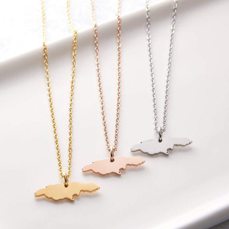 Country Map Necklace | Women - Nominal