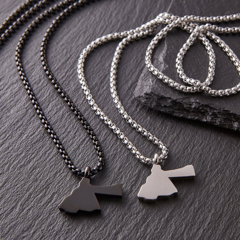 Country Map Necklace | Men - Nominal