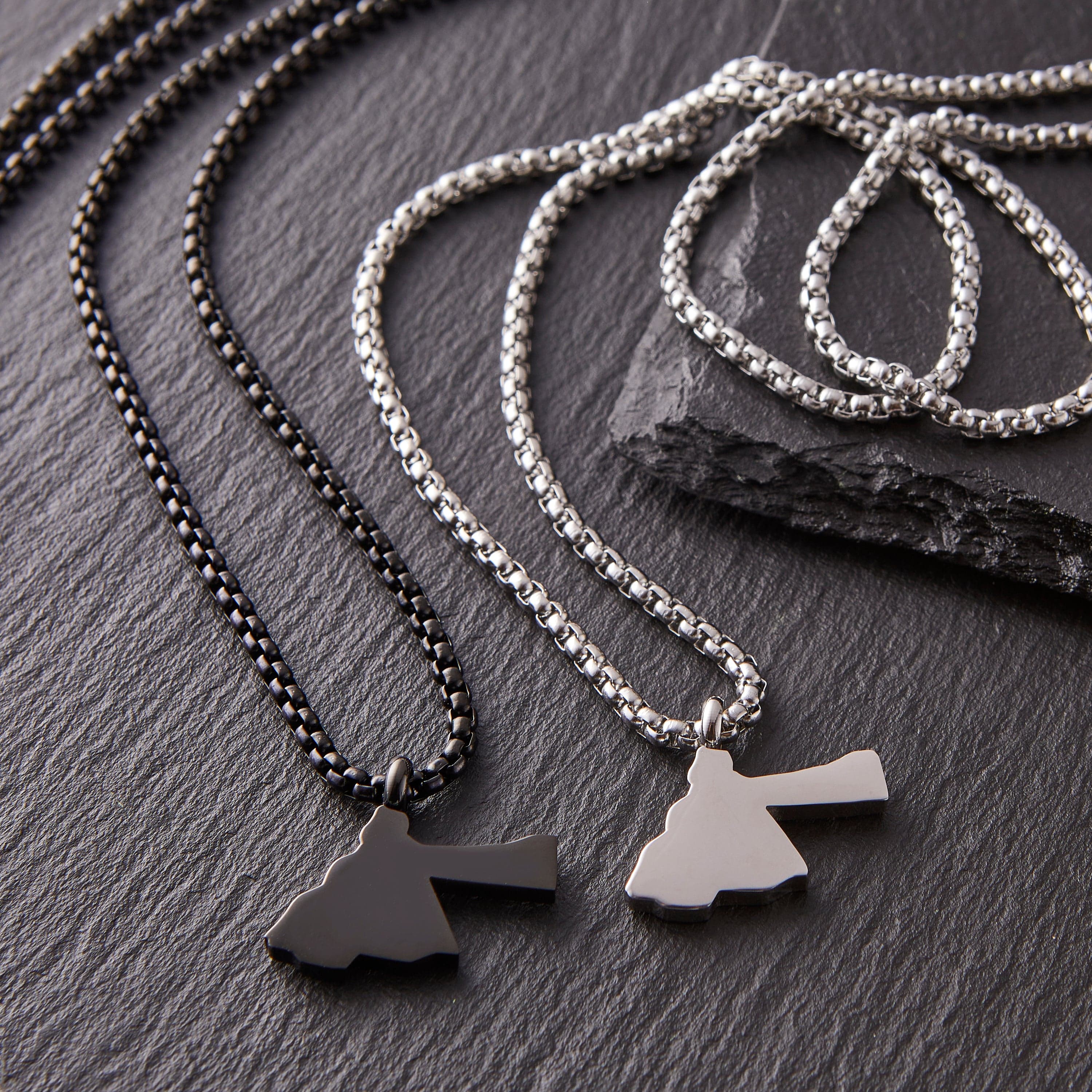 Country Map Necklace | Men - Nominal