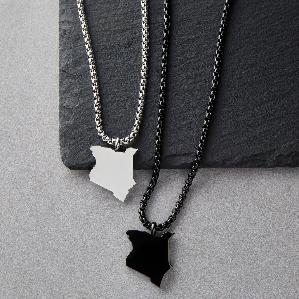 Country Map Necklace | Men - Nominal