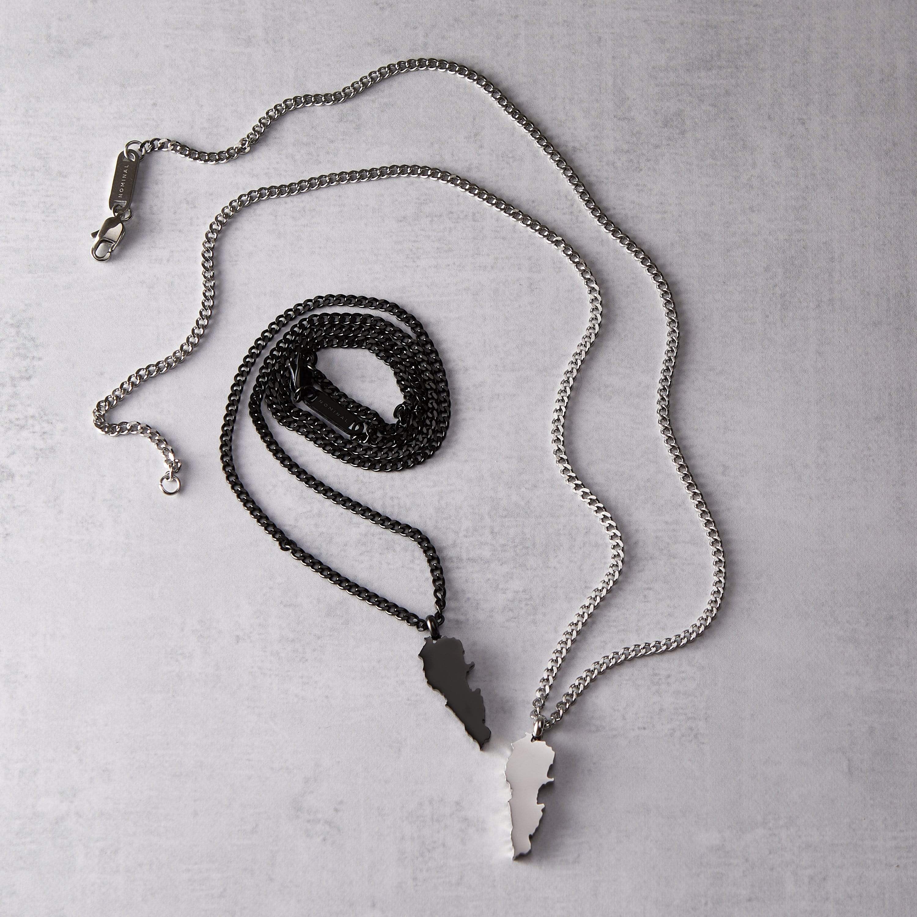 Choose Your Hometown Map Necklace | Men - Nominal