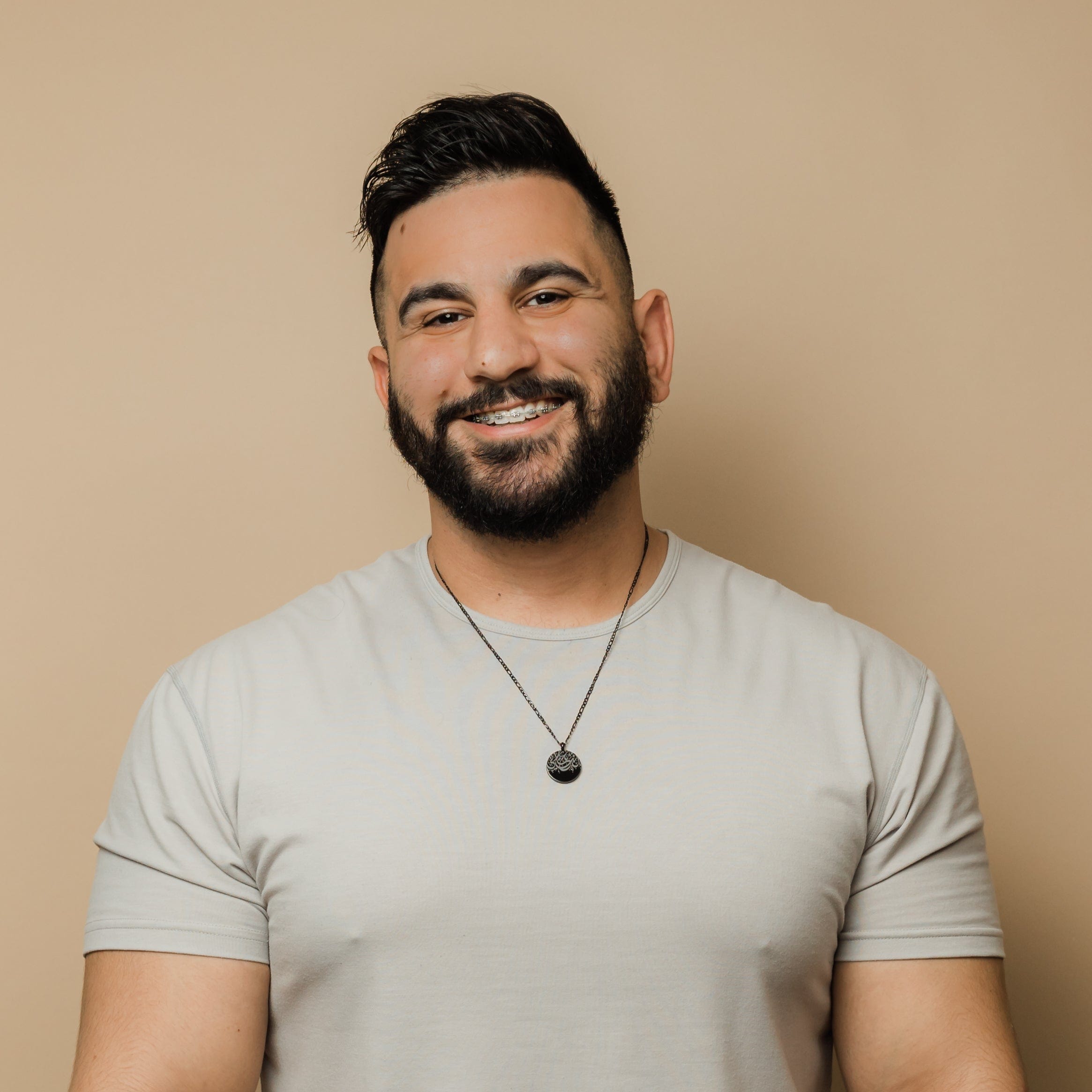 "Happiness" Token Necklace | Men - Nominal