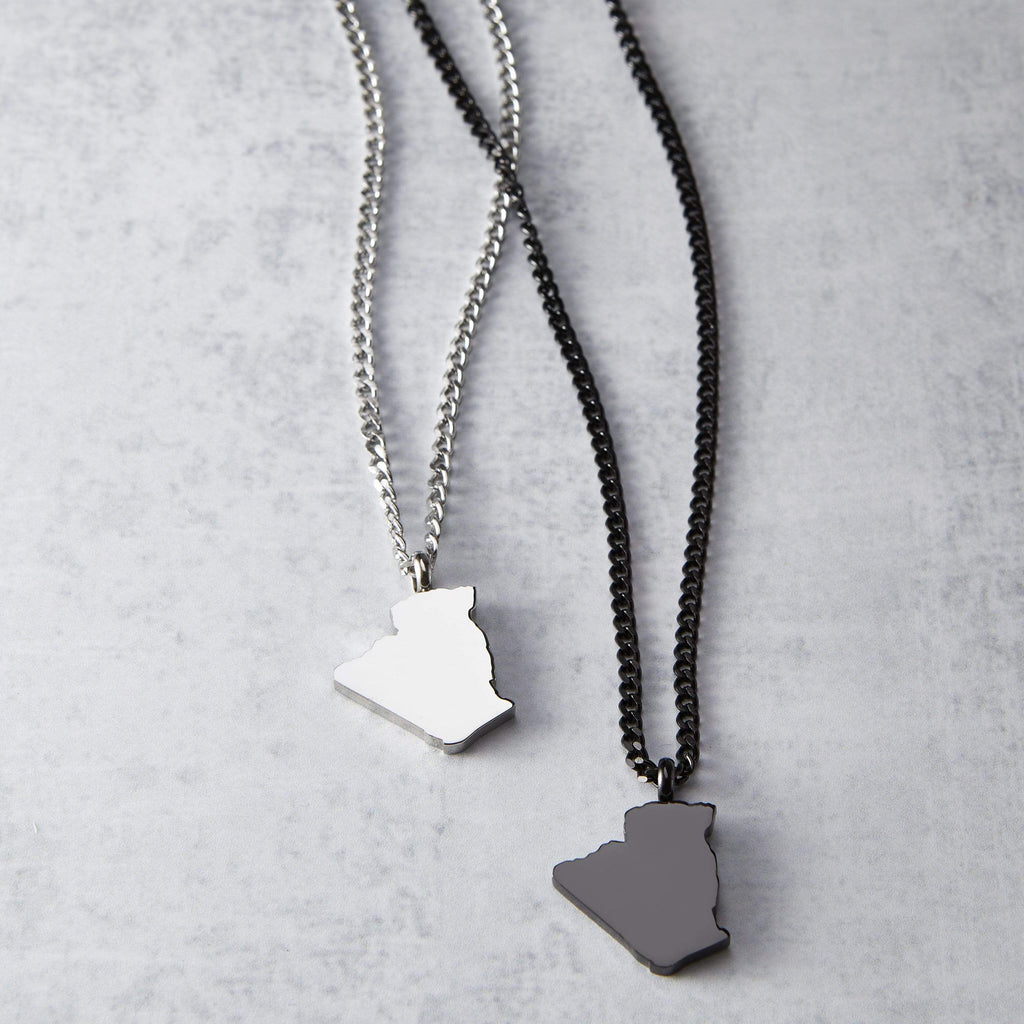 Choose Your Hometown Map Necklace | Men - Nominal