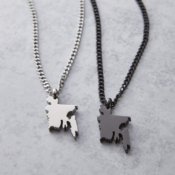 Choose Your Hometown Map Necklace | Men - Nominal