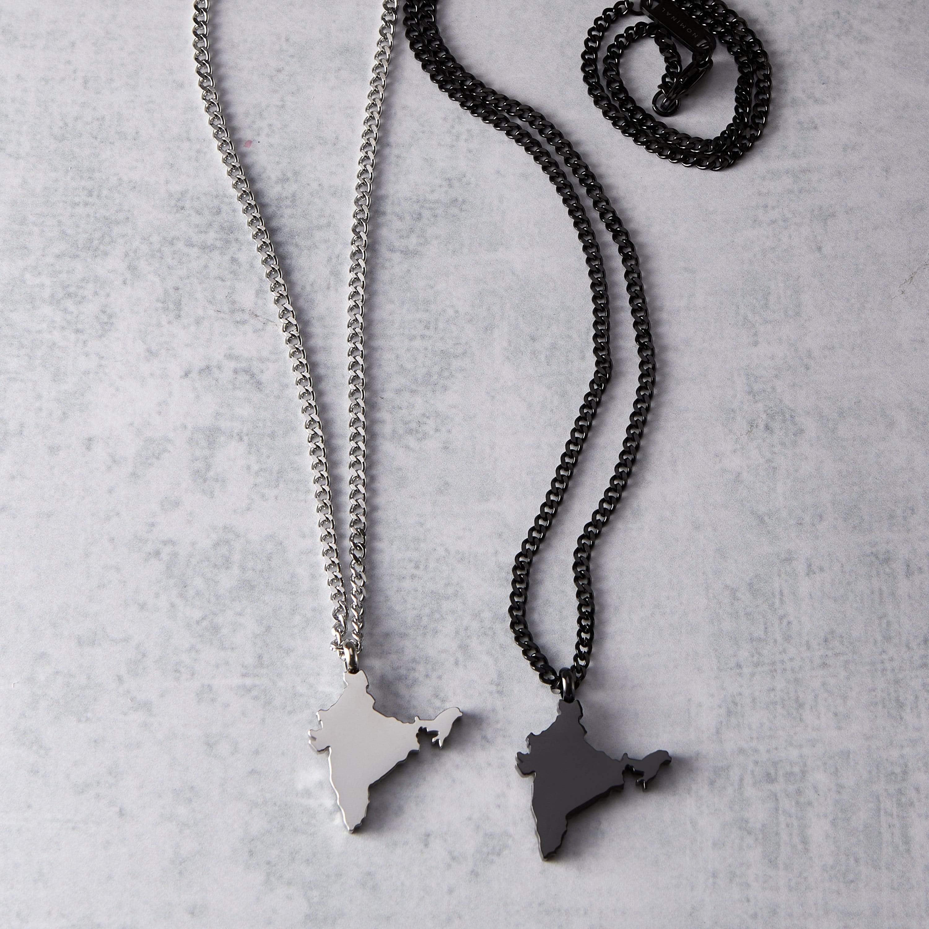 Choose Your Hometown Map Necklace | Men - Nominal