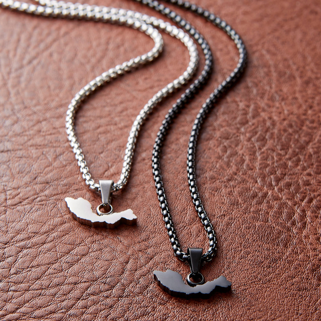Country Map Necklace | Men - Nominal
