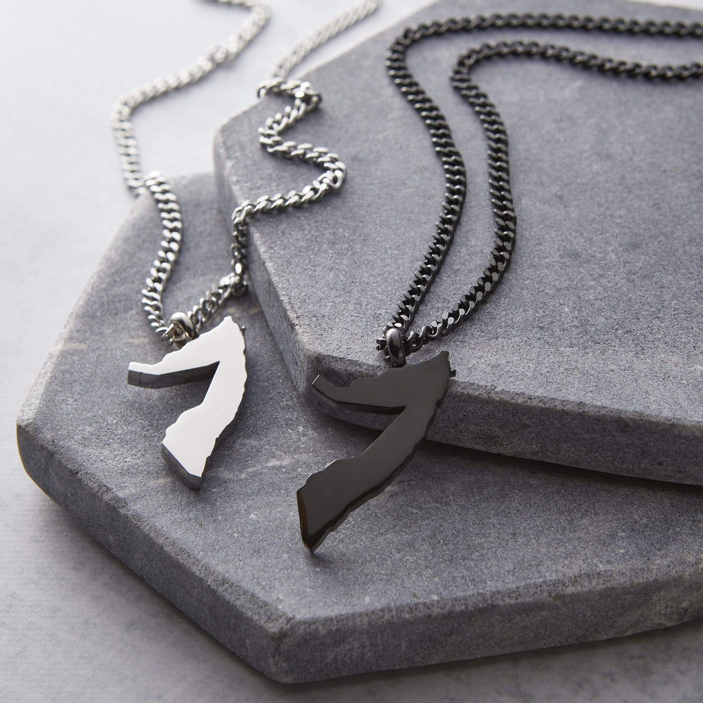 Choose Your Hometown Map Necklace | Men - Nominal