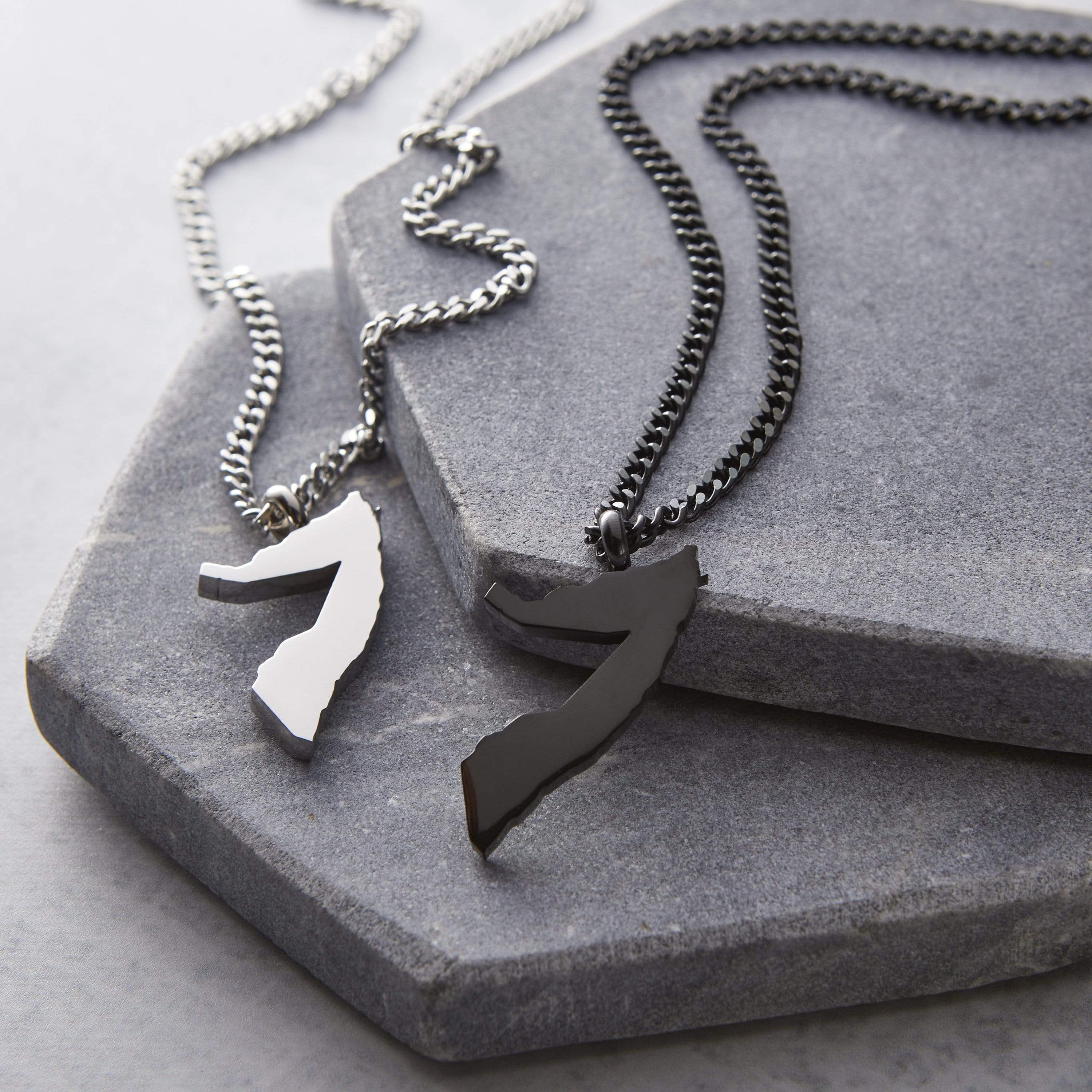 Choose Your Hometown Map Necklace | Men - Nominal