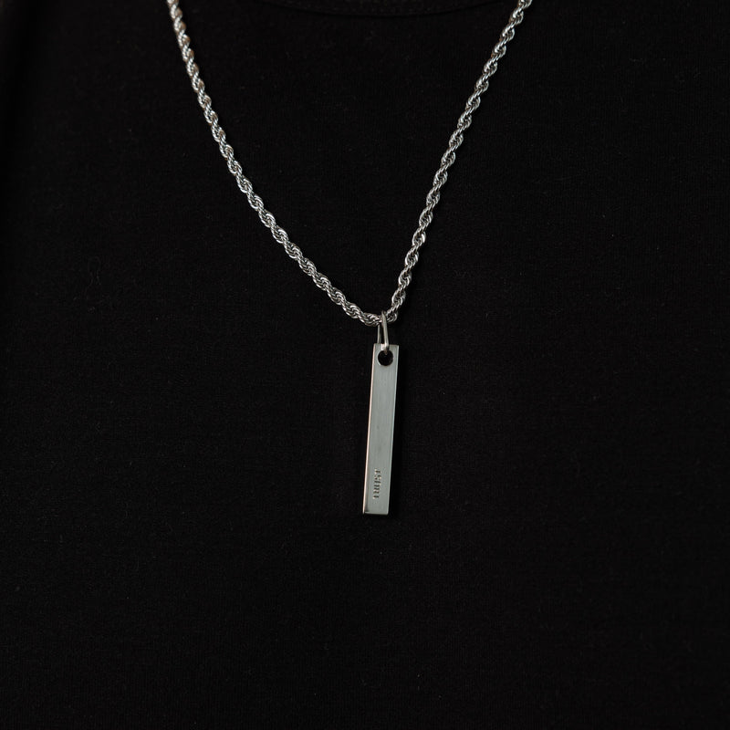 Trust 3D Bar Necklace | Men - Nominal