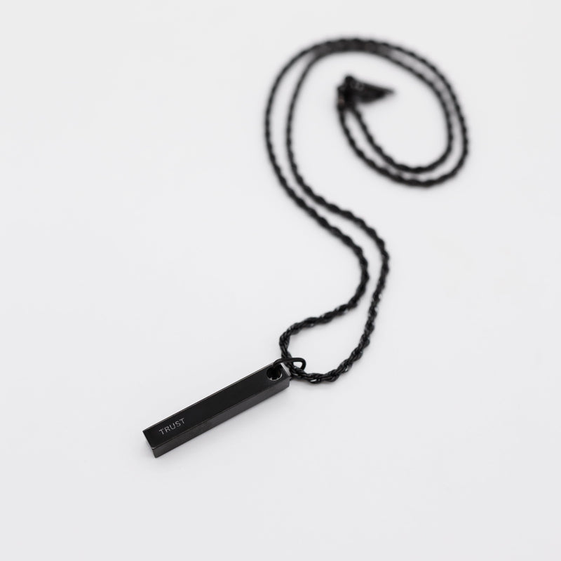 Trust 3D Bar Necklace | Men - Nominal