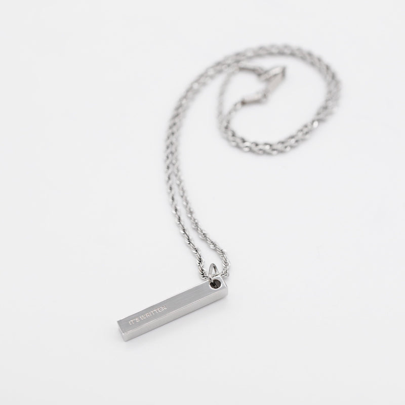 It's Written 3D Bar Necklace | Men - Nominal