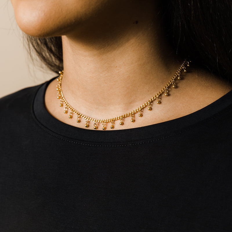 Dangling Dotted Choker - Nominal