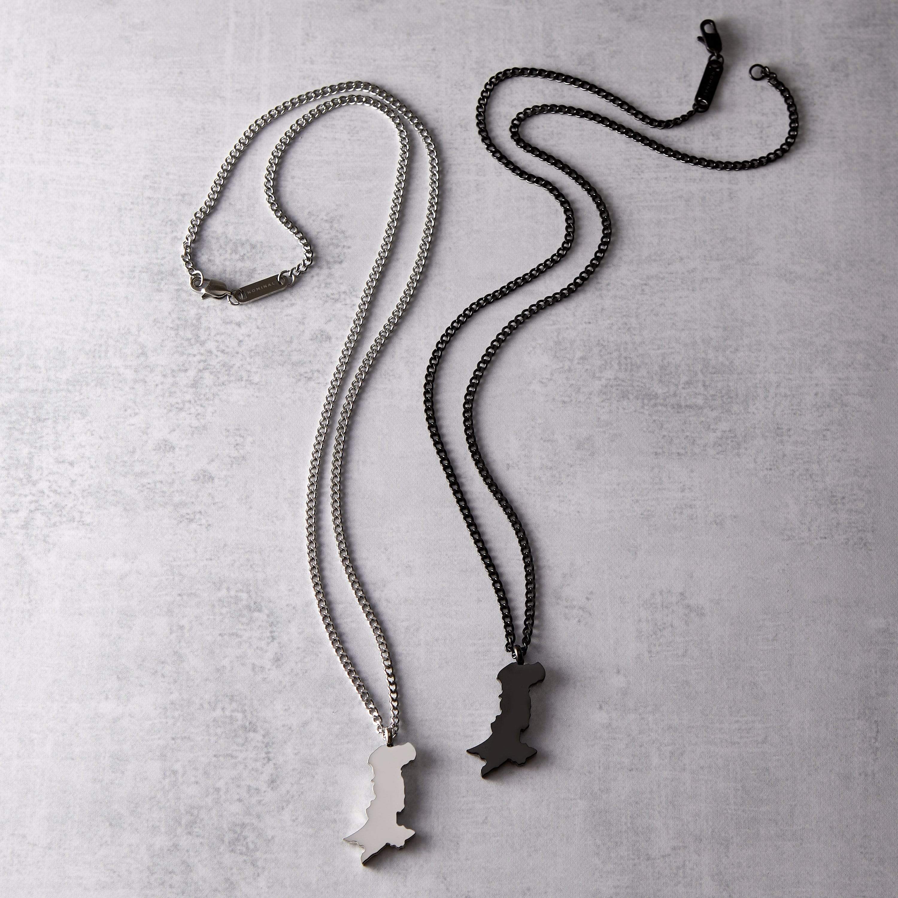 Choose Your Hometown Map Necklace | Men - Nominal