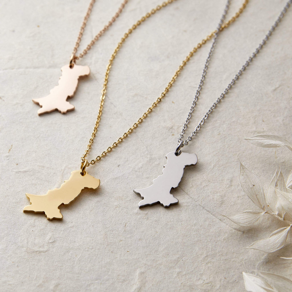 Choose Your Hometown Map Necklace | Women - Nominal