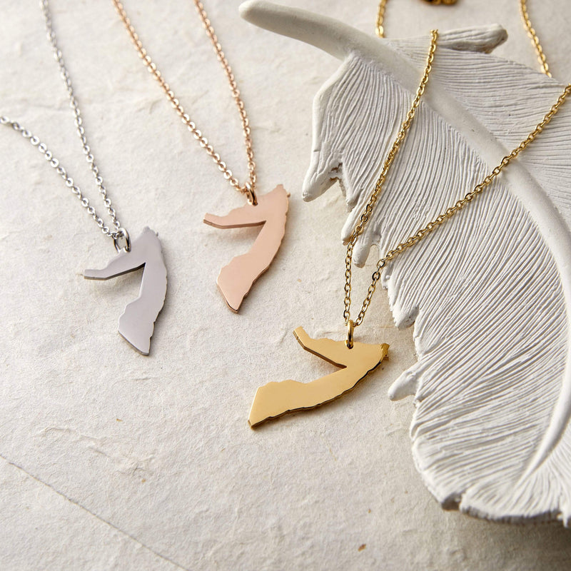 Choose Your Hometown Map Necklace | Women - Nominal