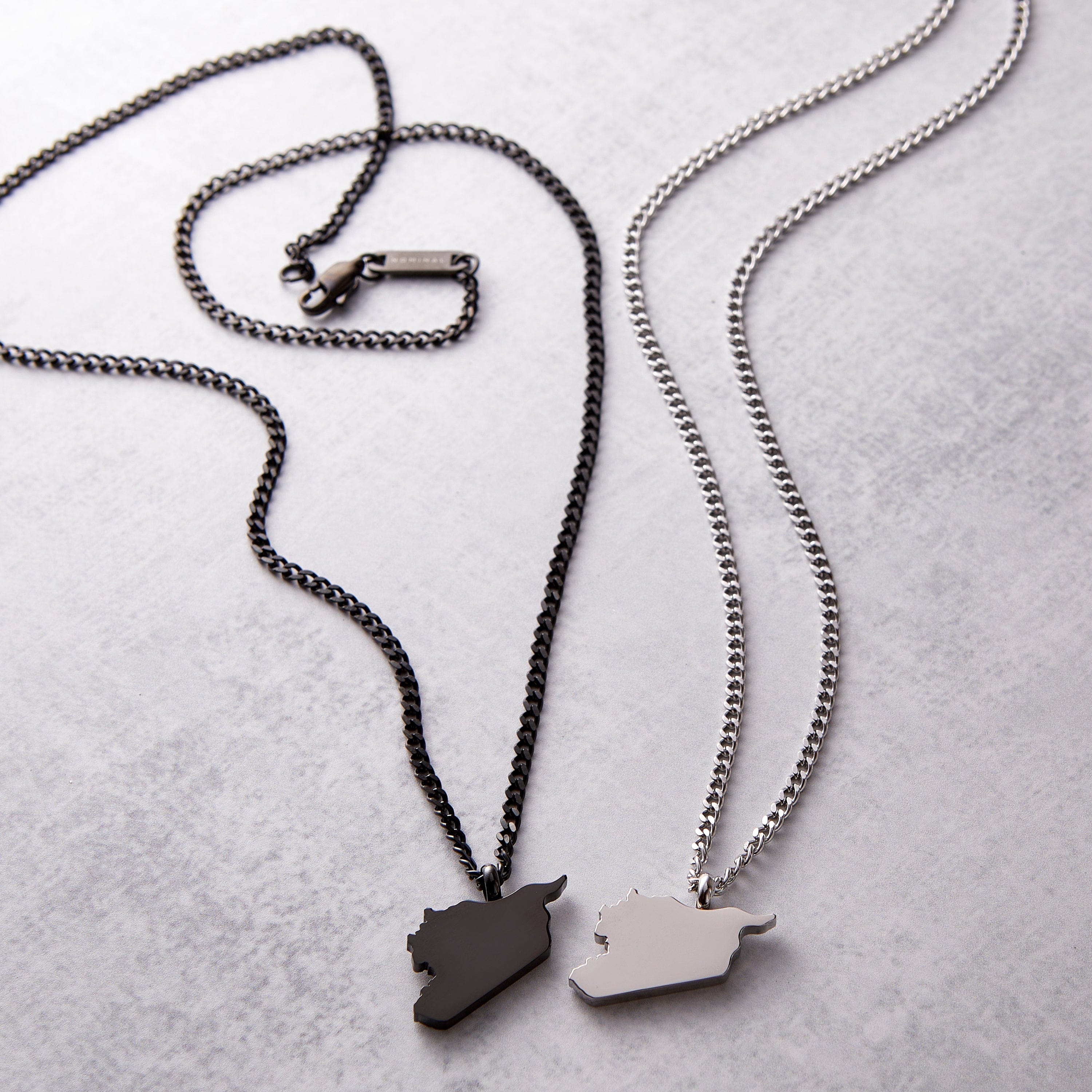 Country Map Necklace | Men - Nominal