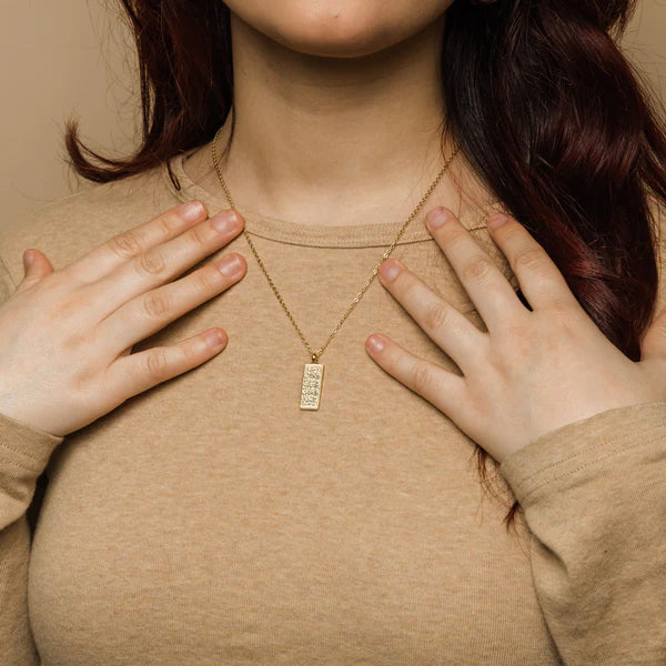 What Makes You Different, Makes You  Beautiful' Calligraphy Necklace